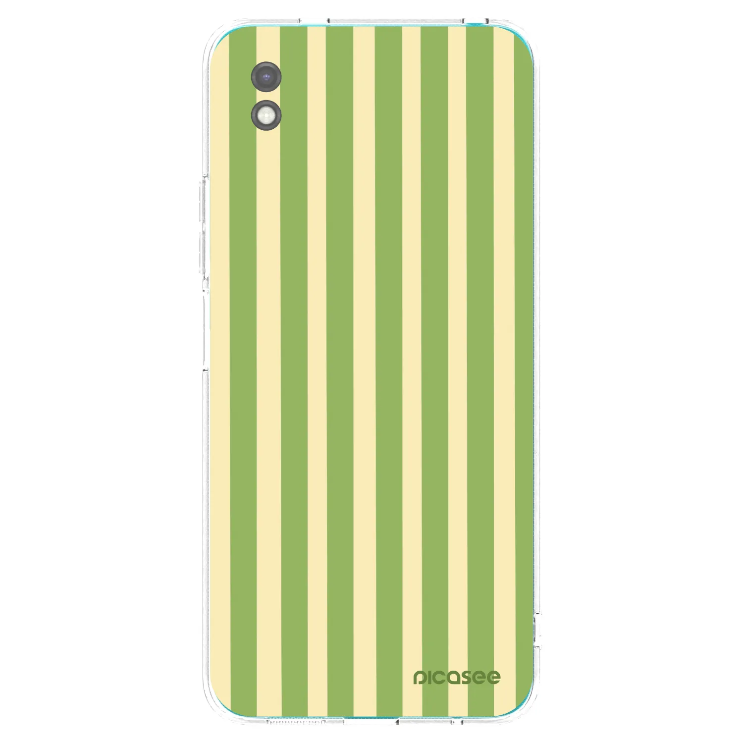 Picasee silikónový čierny obal pre Xiaomi Redmi 9A - Lines Matcha