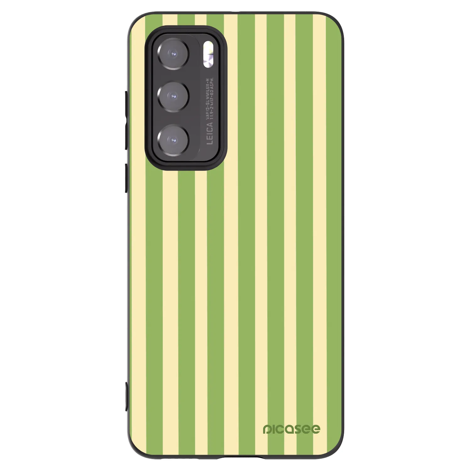 Picasee silikónový čierny obal pre Huawei P40 - Lines Matcha