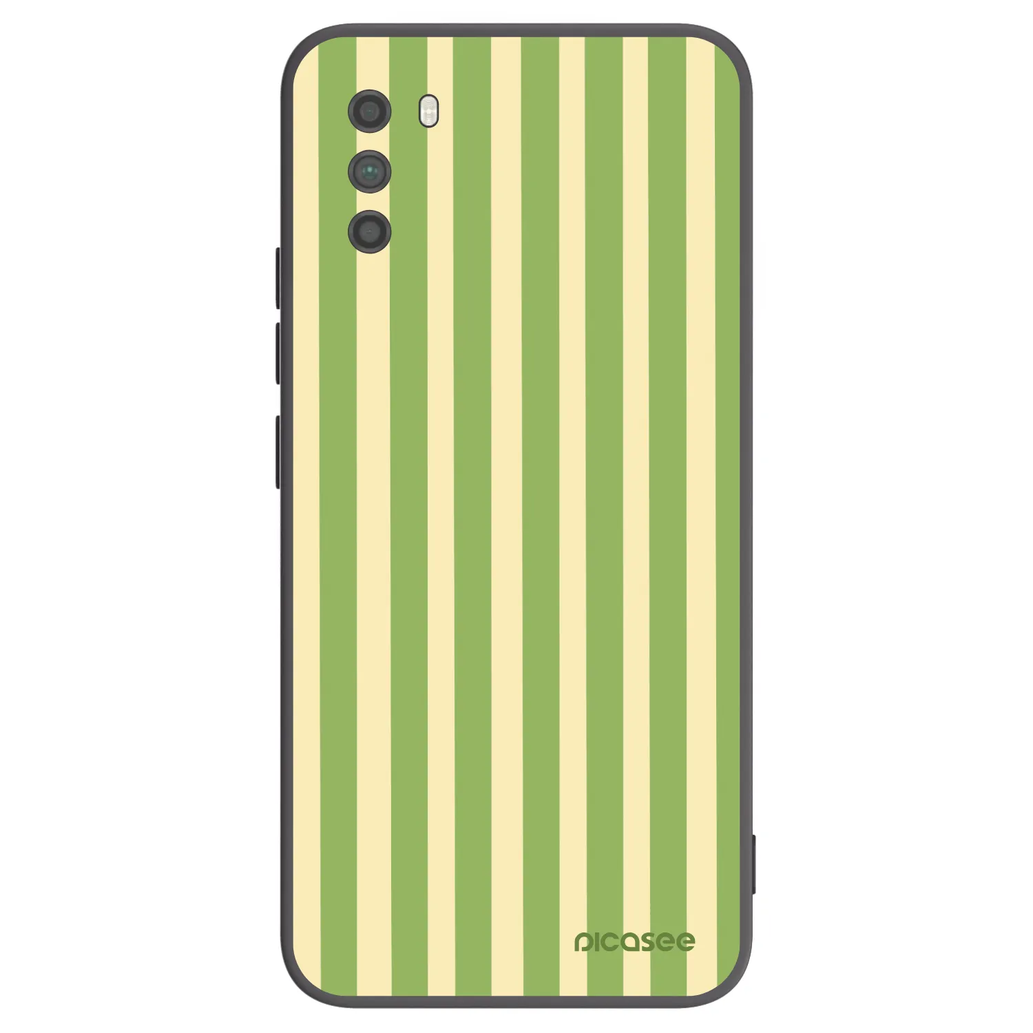 Picasee silikónový čierny obal pre Xiaomi Poco M3 - Lines Matcha