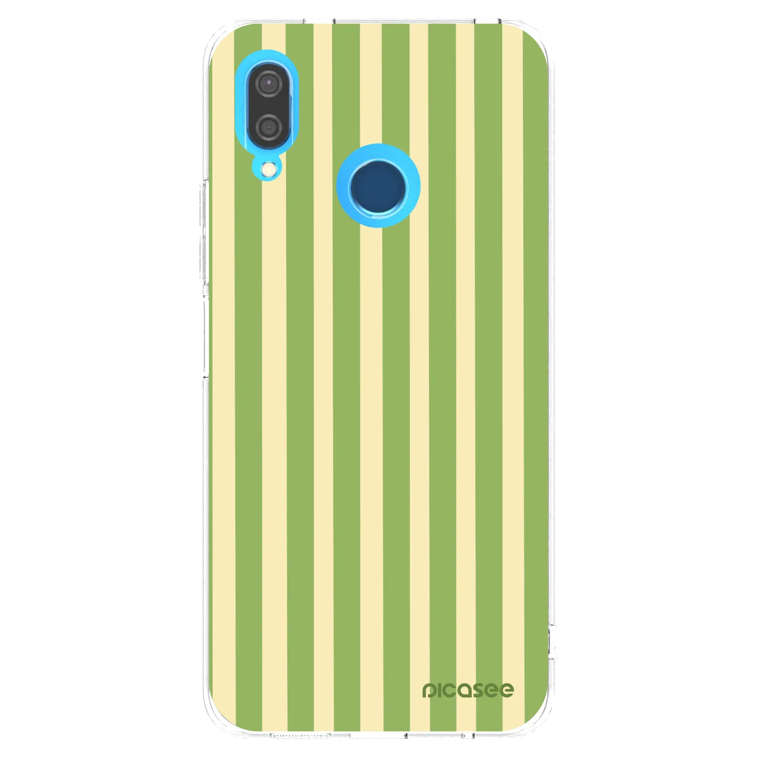 Picasee silikónový prehľadný obal pre Huawei P20 Lite - Lines Matcha