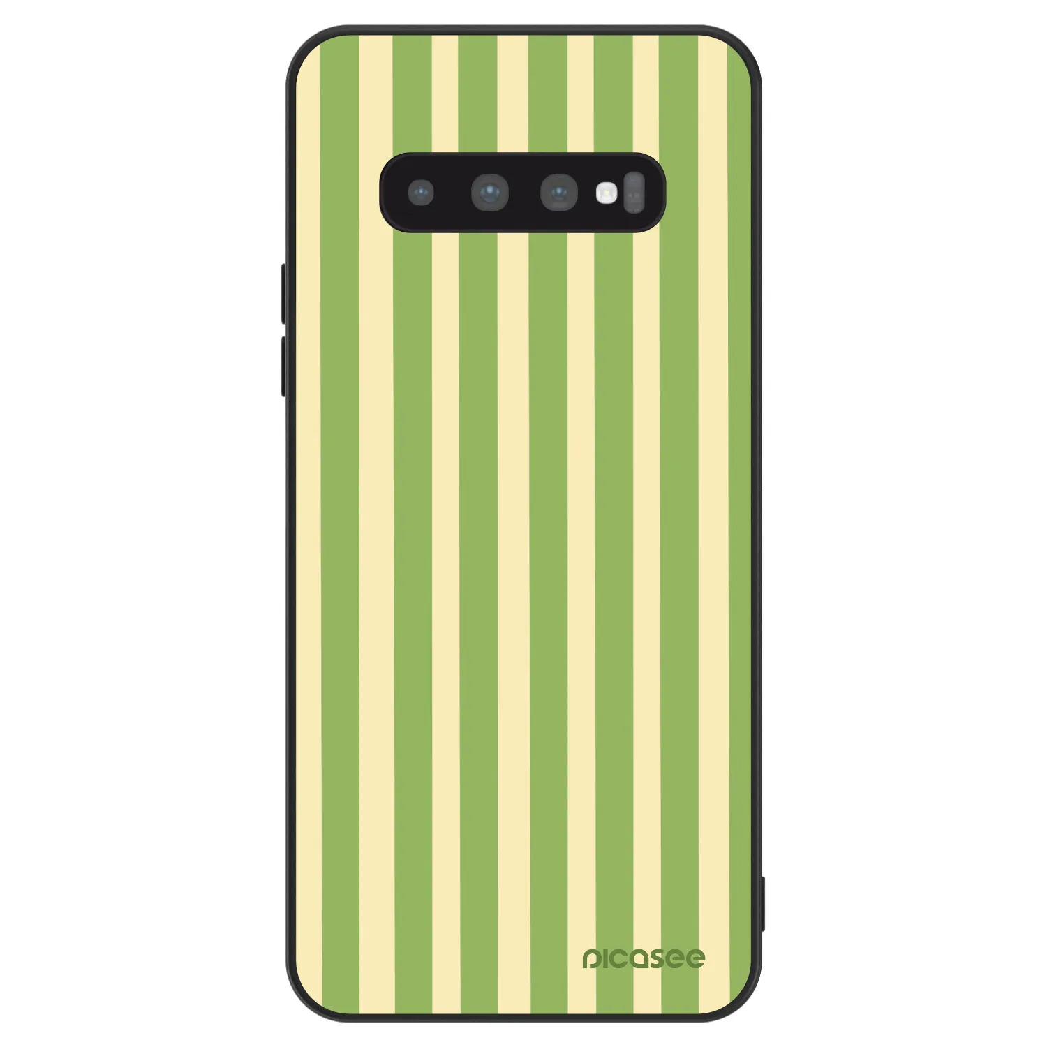 Picasee ULTIMATE CASE pro Samsung Galaxy S10 G973 - Lines Matcha