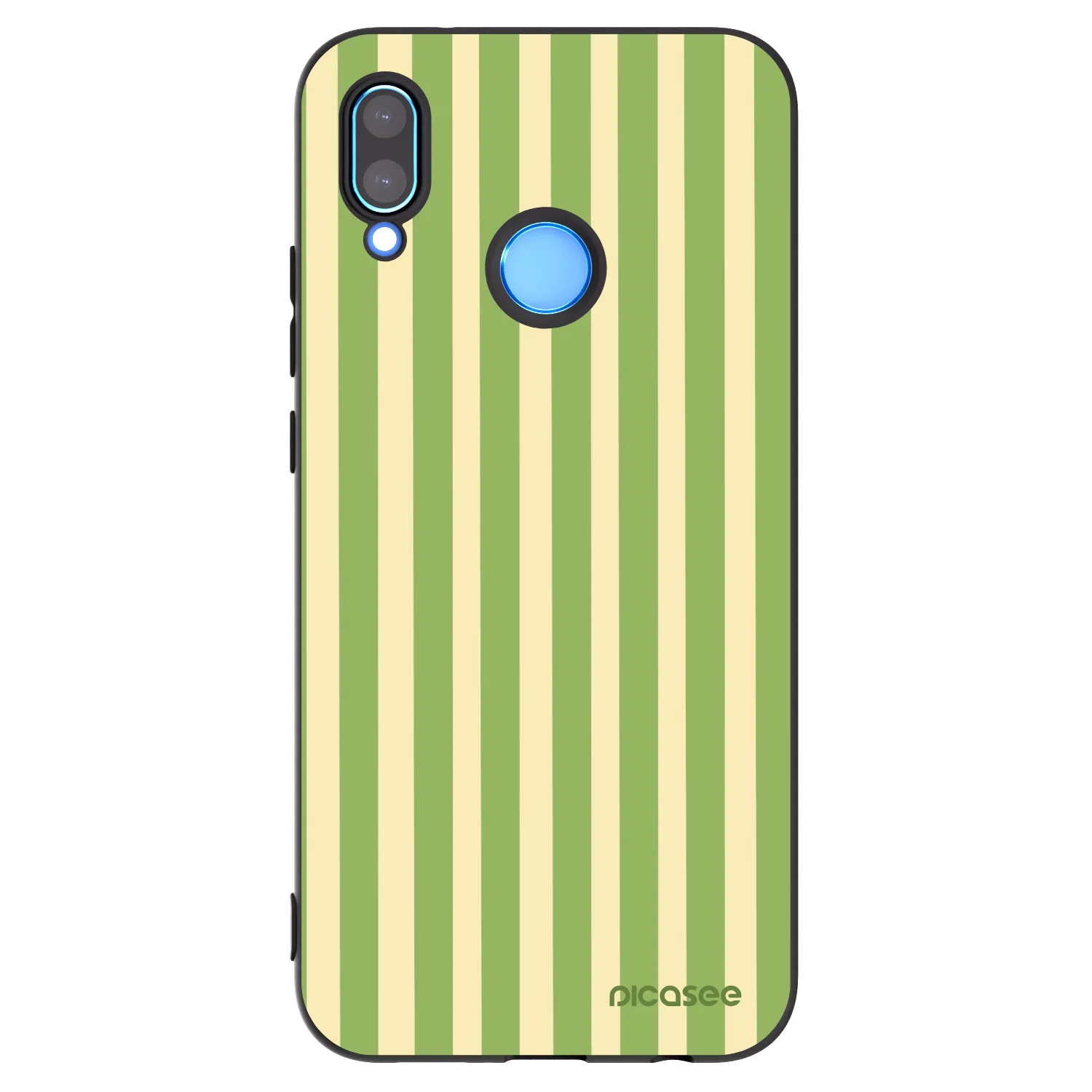 Picasee silikónový čierny obal pre Huawei P20 Lite - Lines Matcha