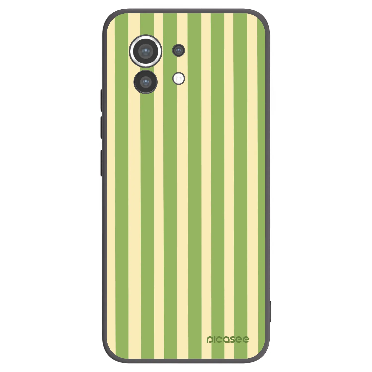 Picasee silikónový čierny obal pre Xiaomi Mi 11 - Lines Matcha