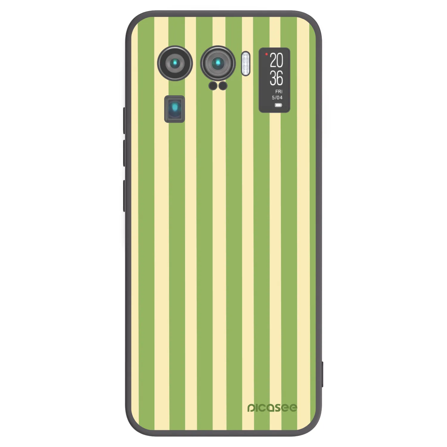 Picasee silikónový čierny obal pre Xiaomi Mi 11 Ultra - Lines Matcha