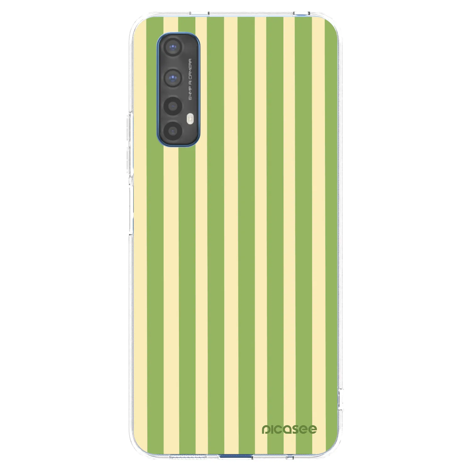 Picasee silikónový prehľadný obal pre Realme 7 - Lines Matcha