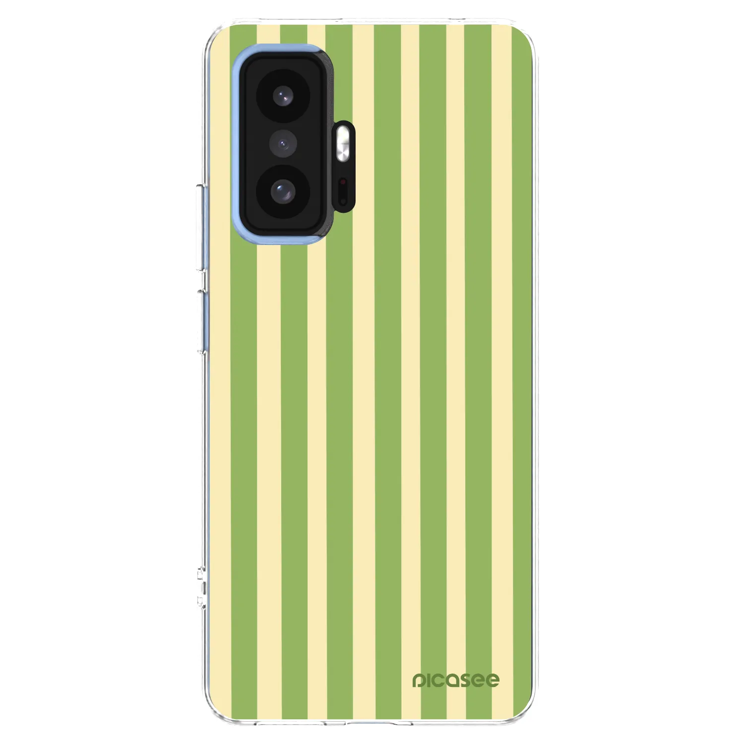 Picasee silikónový prehľadný obal pre Xiaomi 11T - Lines Matcha