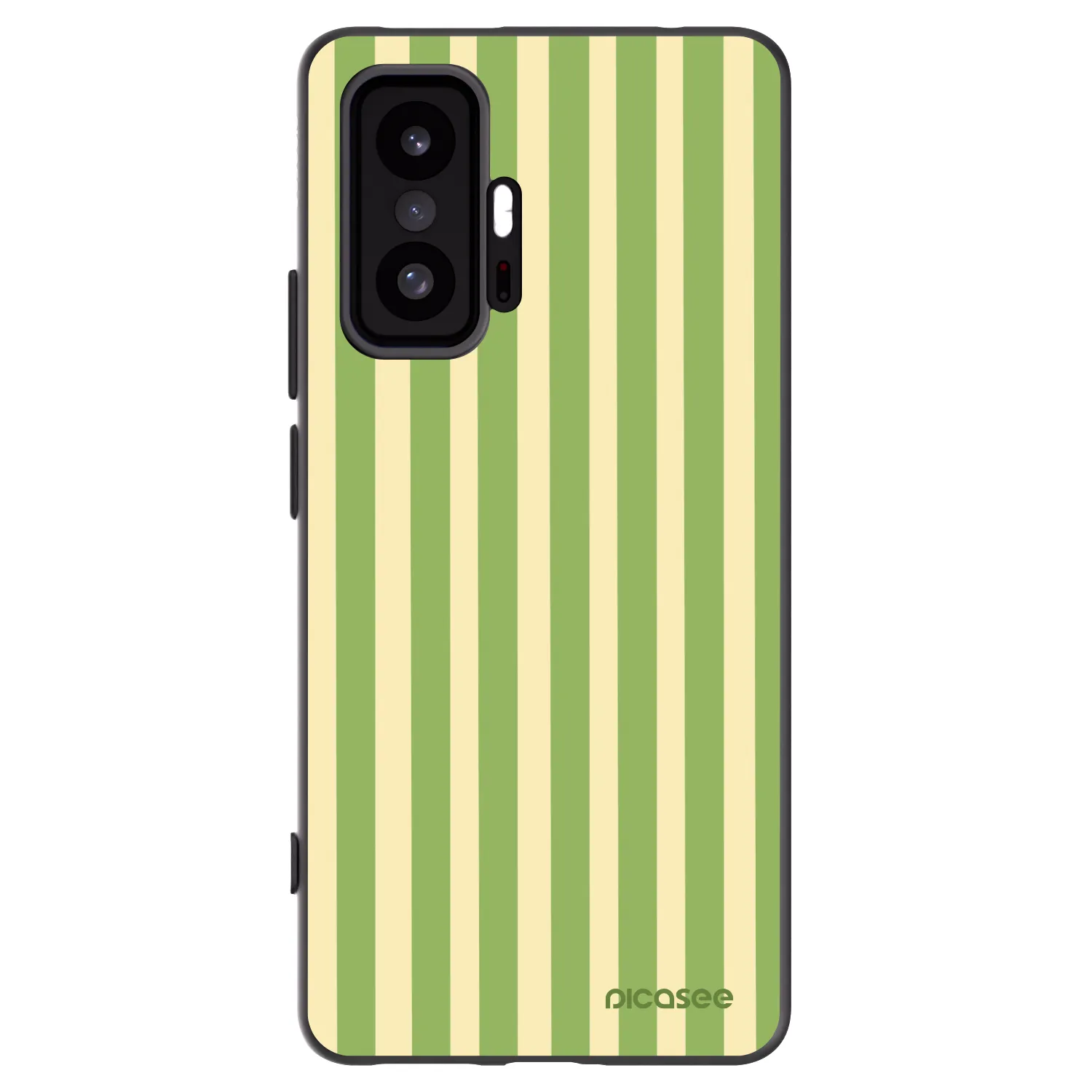Picasee silikónový čierny obal pre Xiaomi 11T - Lines Matcha