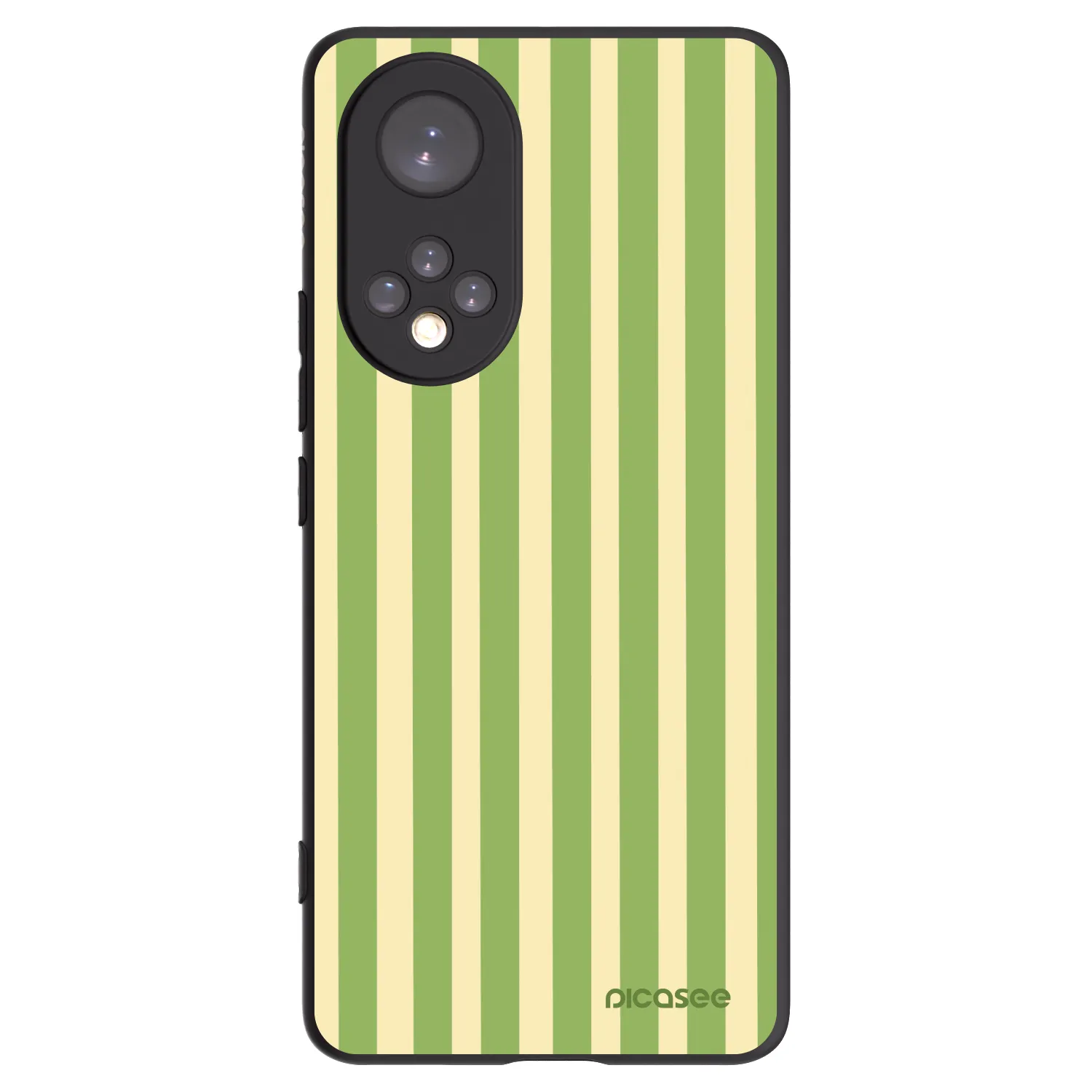 Picasee silikónový čierny obal pre Huawei Nova 9 - Lines Matcha