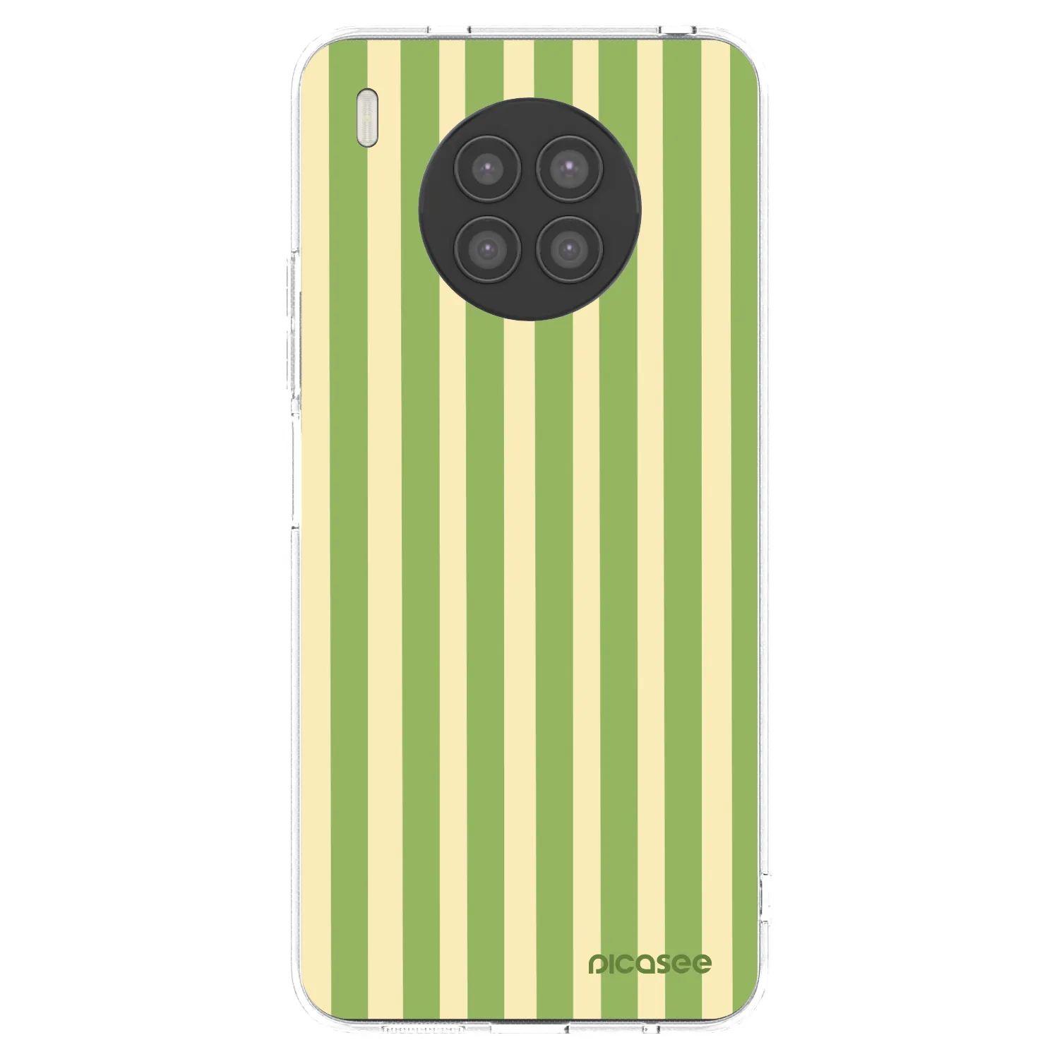 Picasee silikónový prehľadný obal pre Huawei Nova 8i - Lines Matcha