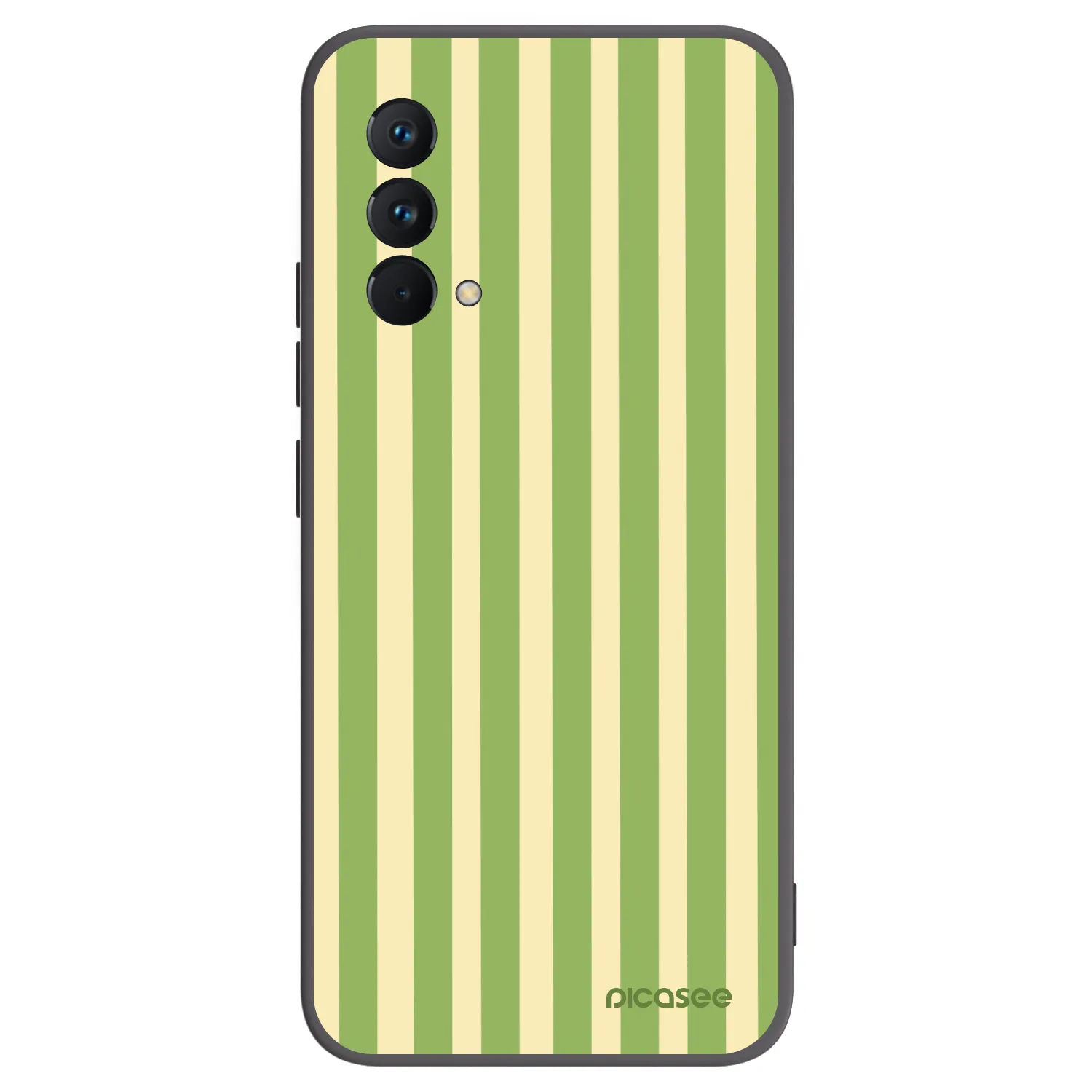 Picasee silikónový čierny obal pre Realme GT Master Edition 5G - Lines Matcha