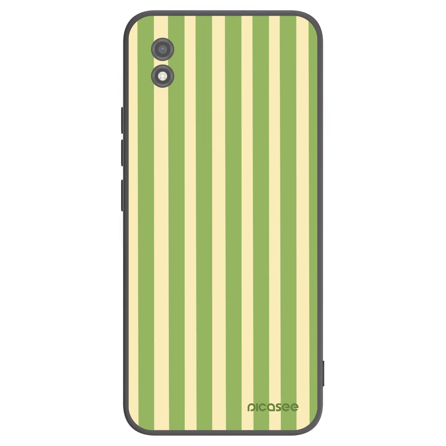 Picasee silikónový čierny obal pre Realme C11 (2021) - Lines Matcha