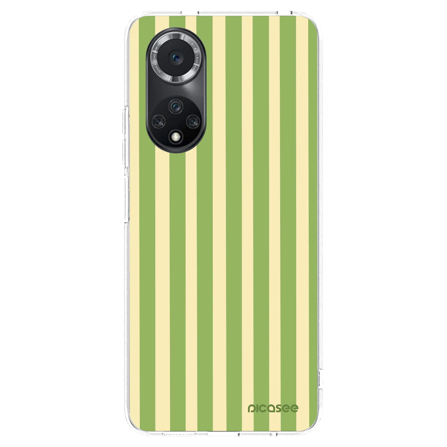 Picasee silikónový prehľadný obal pre Huawei Nova 9 SE - Lines Matcha