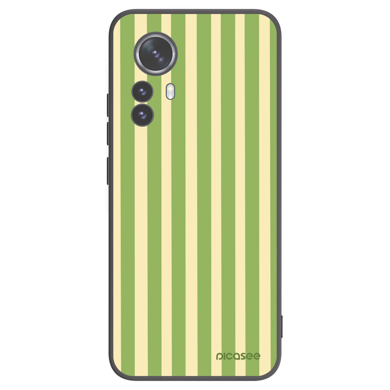 Picasee silikónový čierny obal pre Xiaomi 12 Pro - Lines Matcha