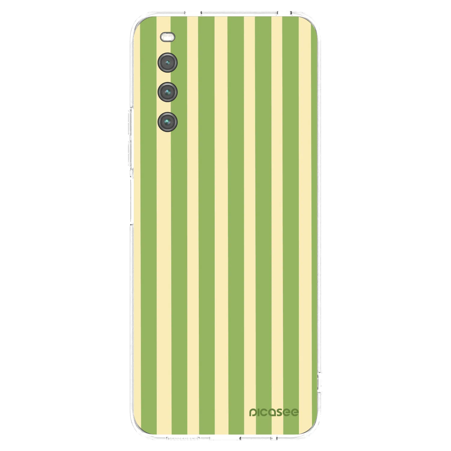 Picasee silikónový prehľadný obal pre Sony Xperia 10 IV 5G - Lines Matcha