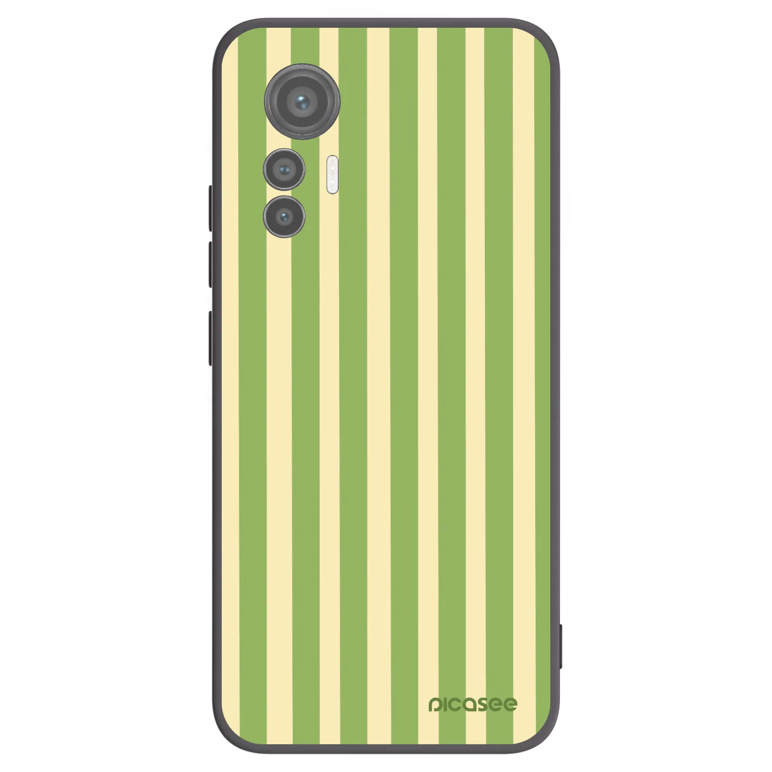 Picasee silikónový čierny obal pre Xiaomi 12 Lite - Lines Matcha