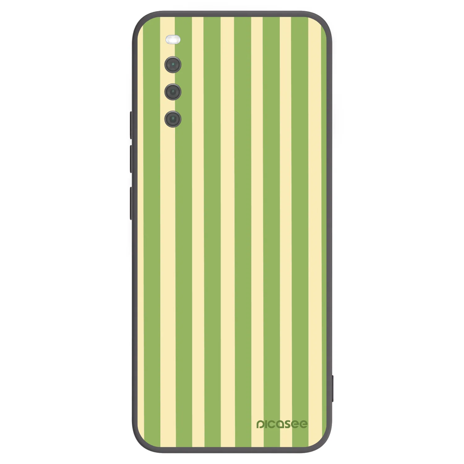 Picasee silikónový čierny obal pre Sony Xperia 10 III - Lines Matcha