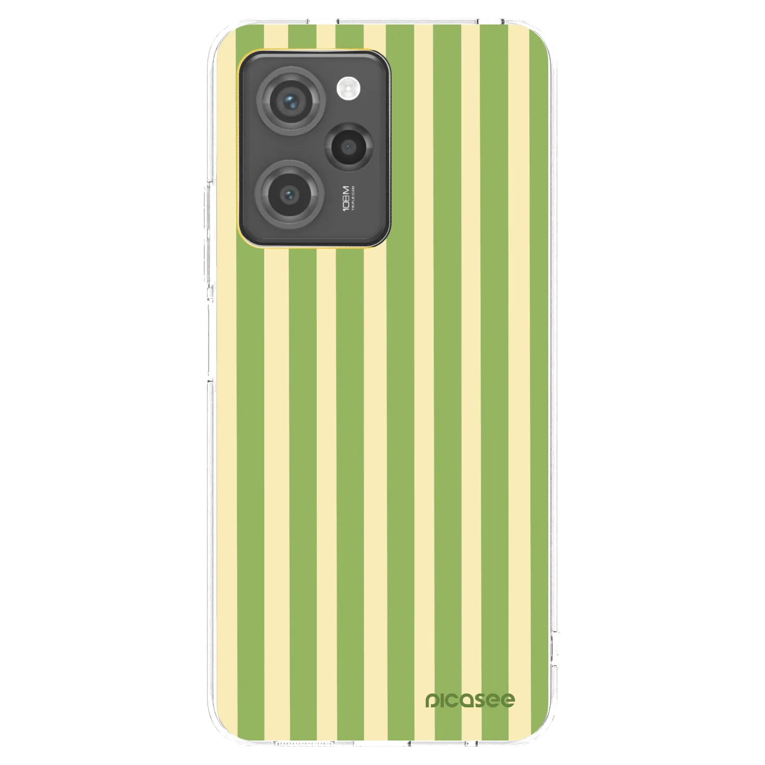 Picasee silikónový čierny obal pre Xiaomi Poco X5 Pro - Lines Matcha