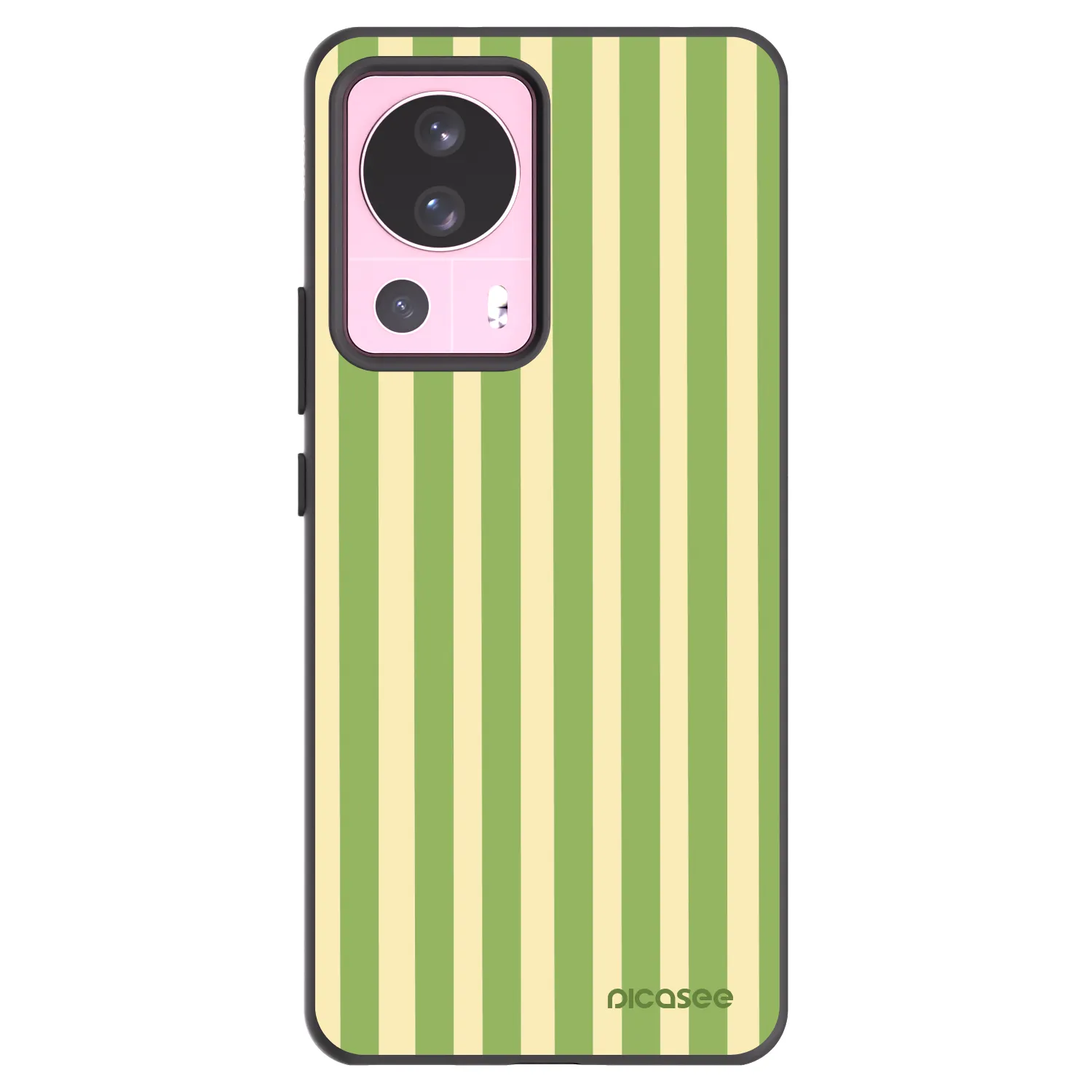 Picasee silikónový čierny obal pre Xiaomi 13 Lite - Lines Matcha