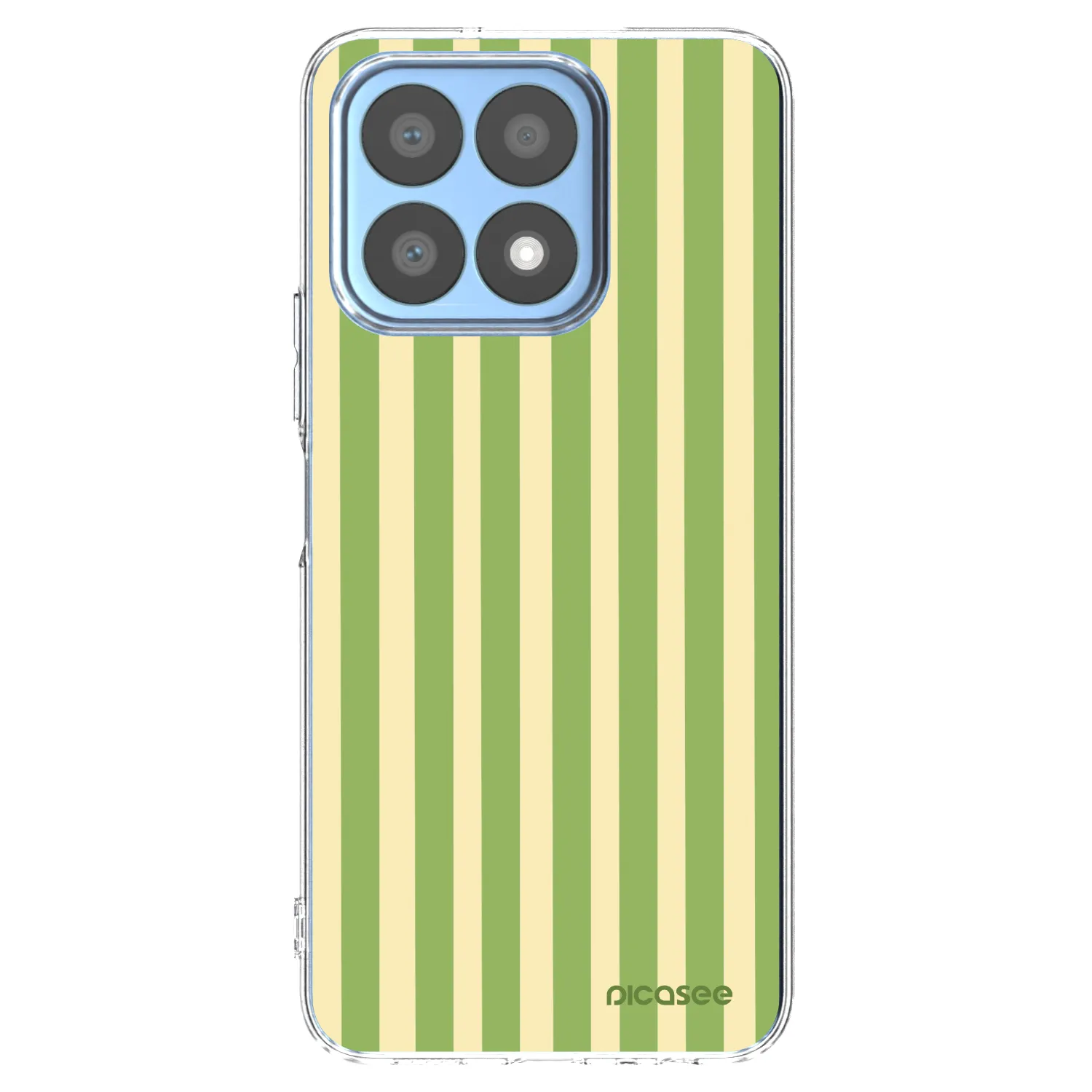 Picasee silikónový prehľadný obal pre Honor X8a - Lines Matcha