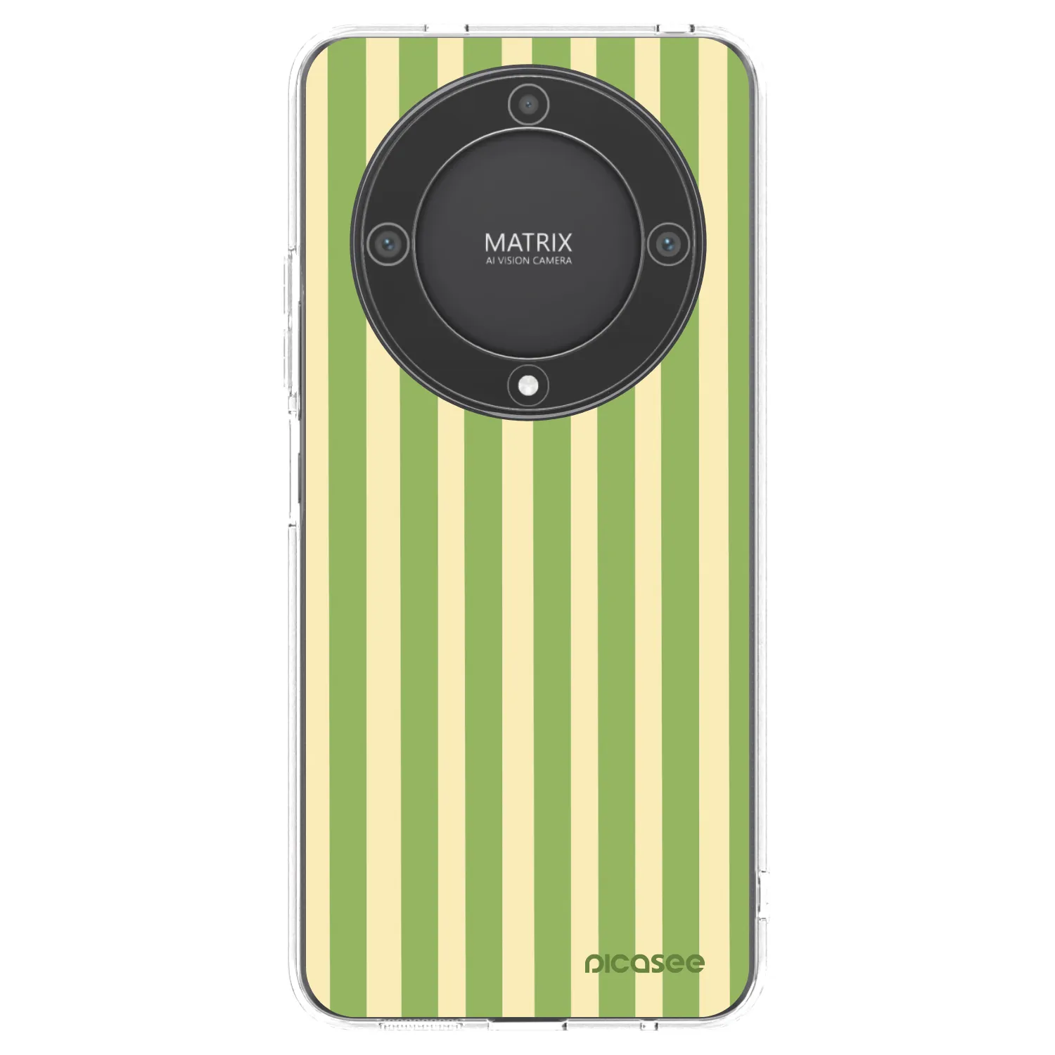 Picasee silikónový prehľadný obal pre Honor Magic5 Lite 5G - Lines Matcha