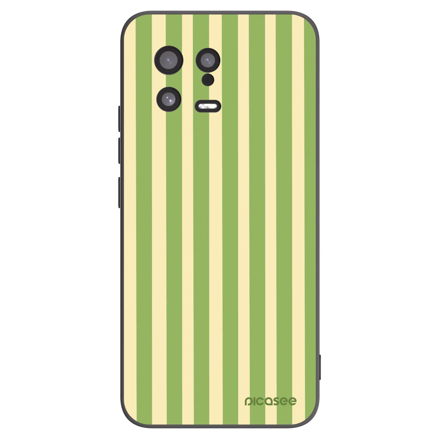 Picasee silikónový čierny obal pre Xiaomi 13 - Lines Matcha