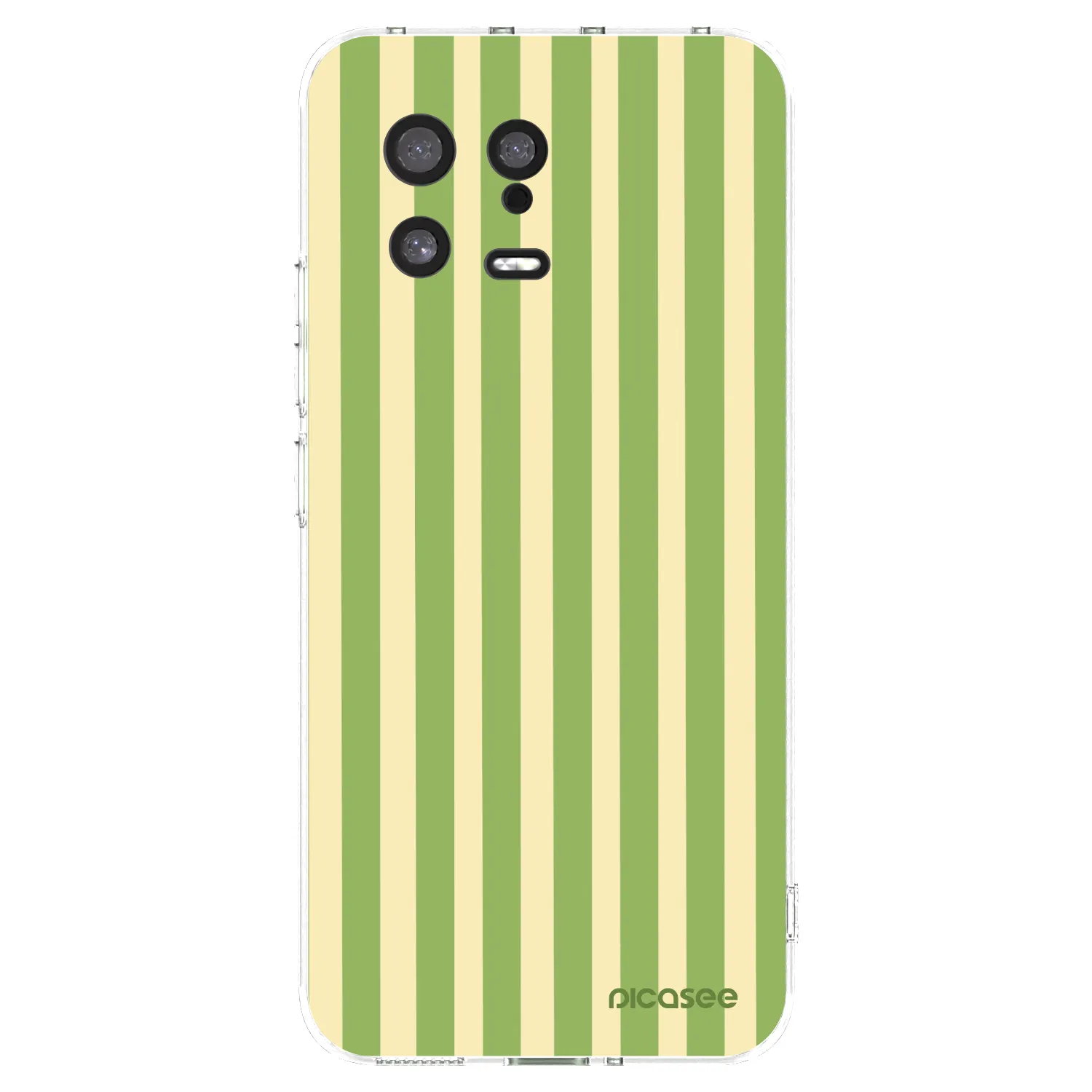 Picasee silikónový prehľadný obal pre Xiaomi 13 - Lines Matcha