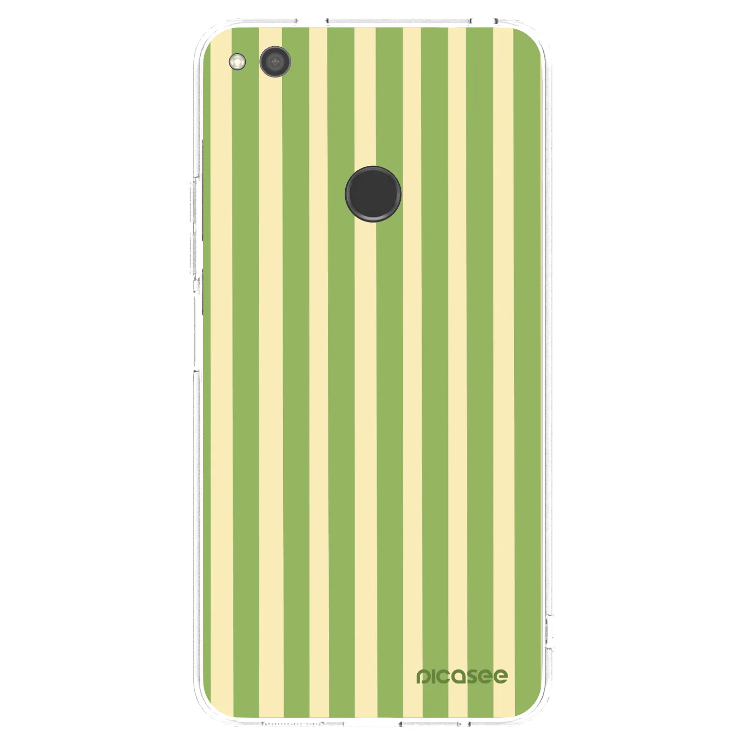 Picasee silikónový prehľadný obal pre Huawei P9 Lite 2017 - Lines Matcha