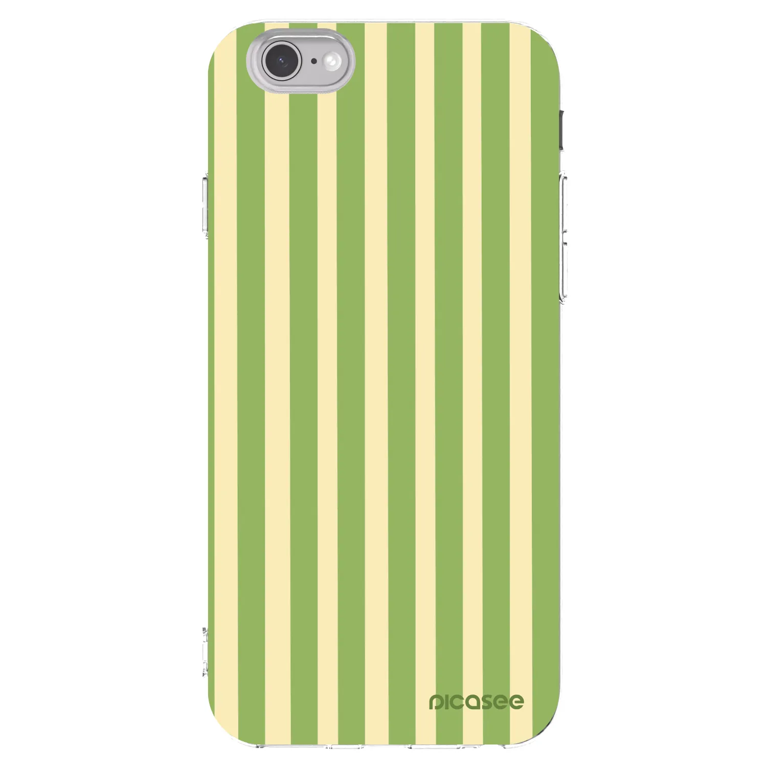 Picasee silikónový prehľadný obal pre Apple iPhone 6/6S - Lines Matcha