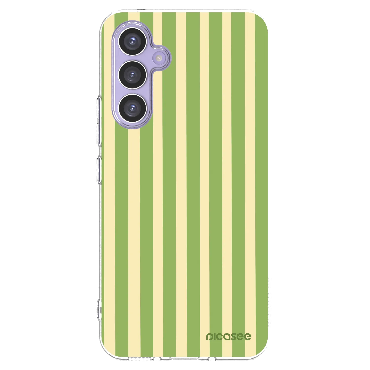 Picasee silikónový prehľadný obal pre Samsung Galaxy A54 5G A546B - Lines Matcha