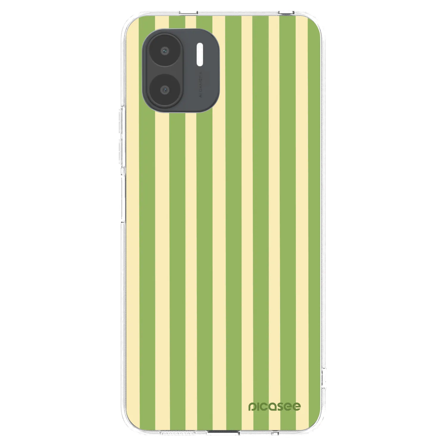 Picasee silikónový prehľadný obal pre Xiaomi Redmi A2 - Lines Matcha