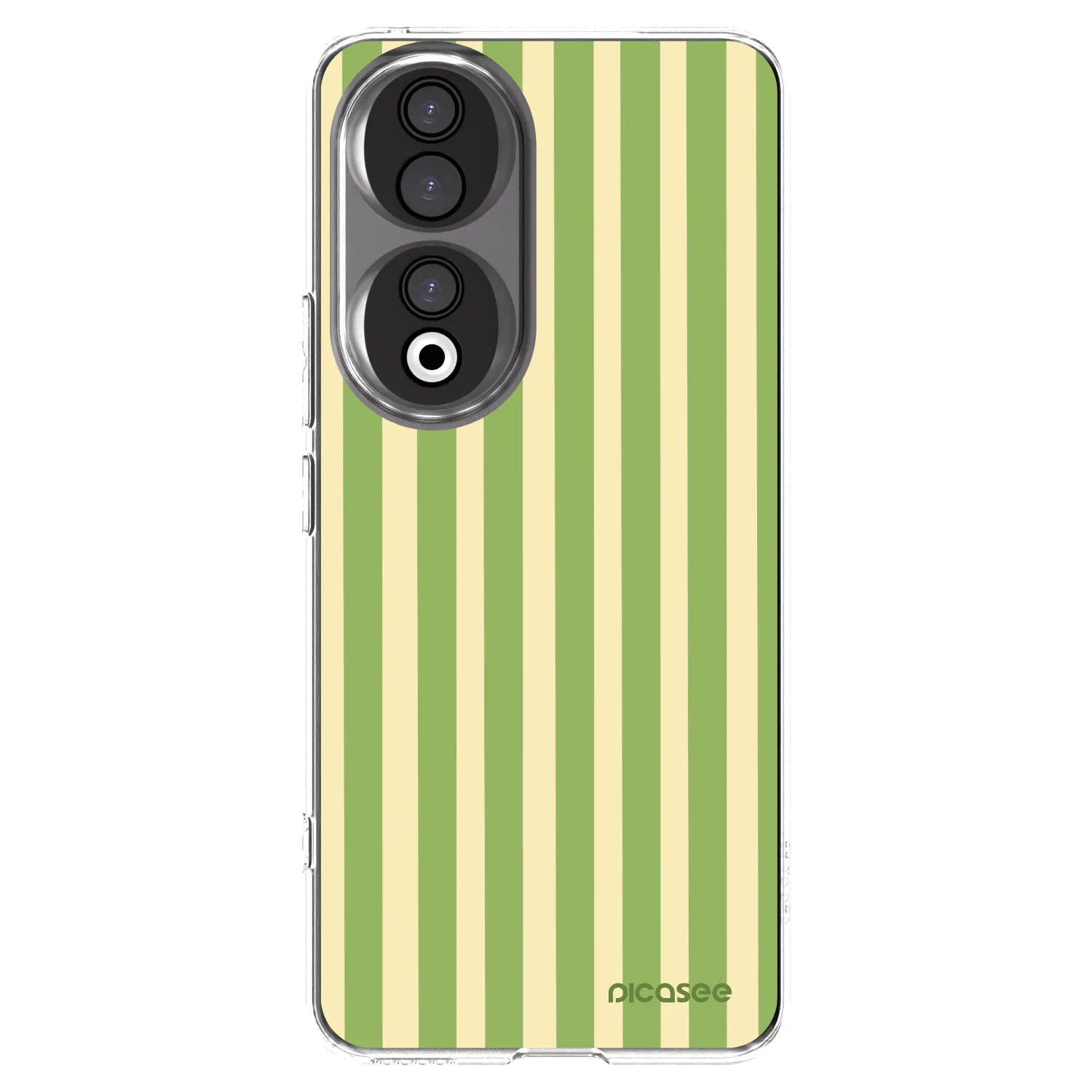 Picasee silikónový prehľadný obal pre Honor 90 5G - Lines Matcha