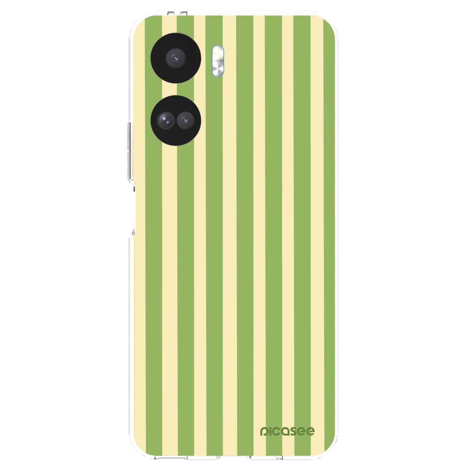 Picasee silikónový prehľadný obal pre Honor 90 Lite 5G - Lines Matcha