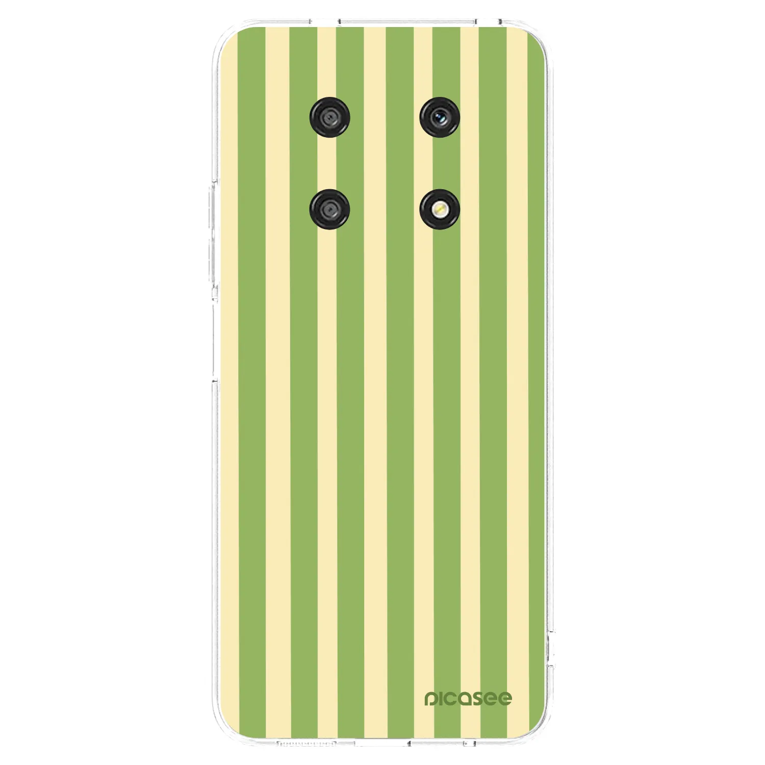Picasee silikónový prehľadný obal pre Honor Magic4 Lite 5G - Lines Matcha