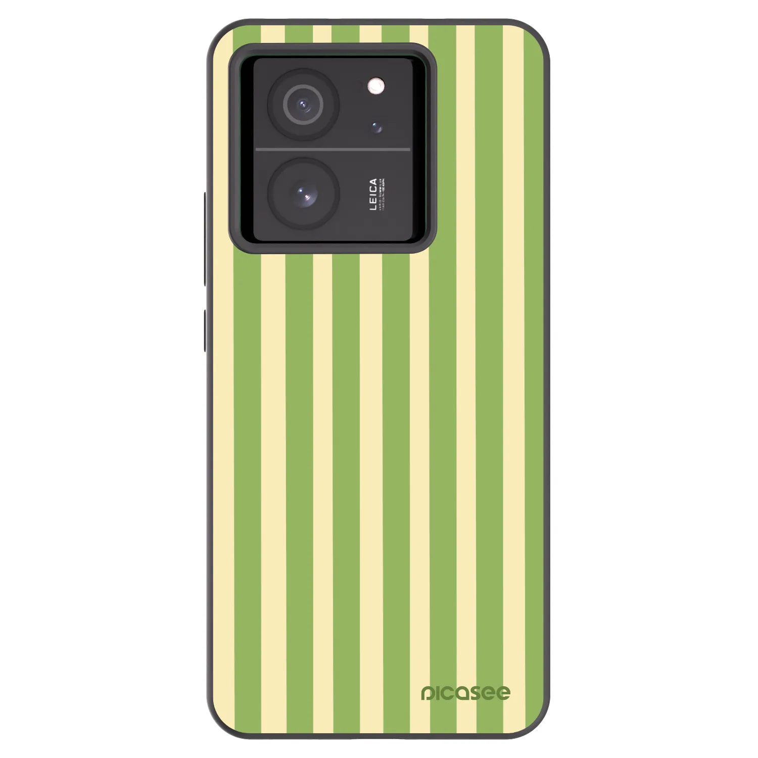 Picasee silikónový čierny obal pre Xiaomi 13T Pro - Lines Matcha