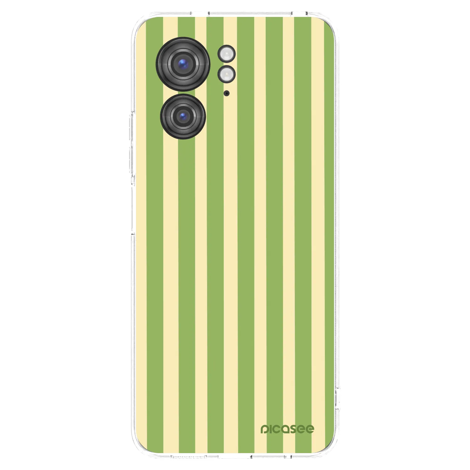 Picasee silikónový prehľadný obal pre Motorola Edge 40 - Lines Matcha