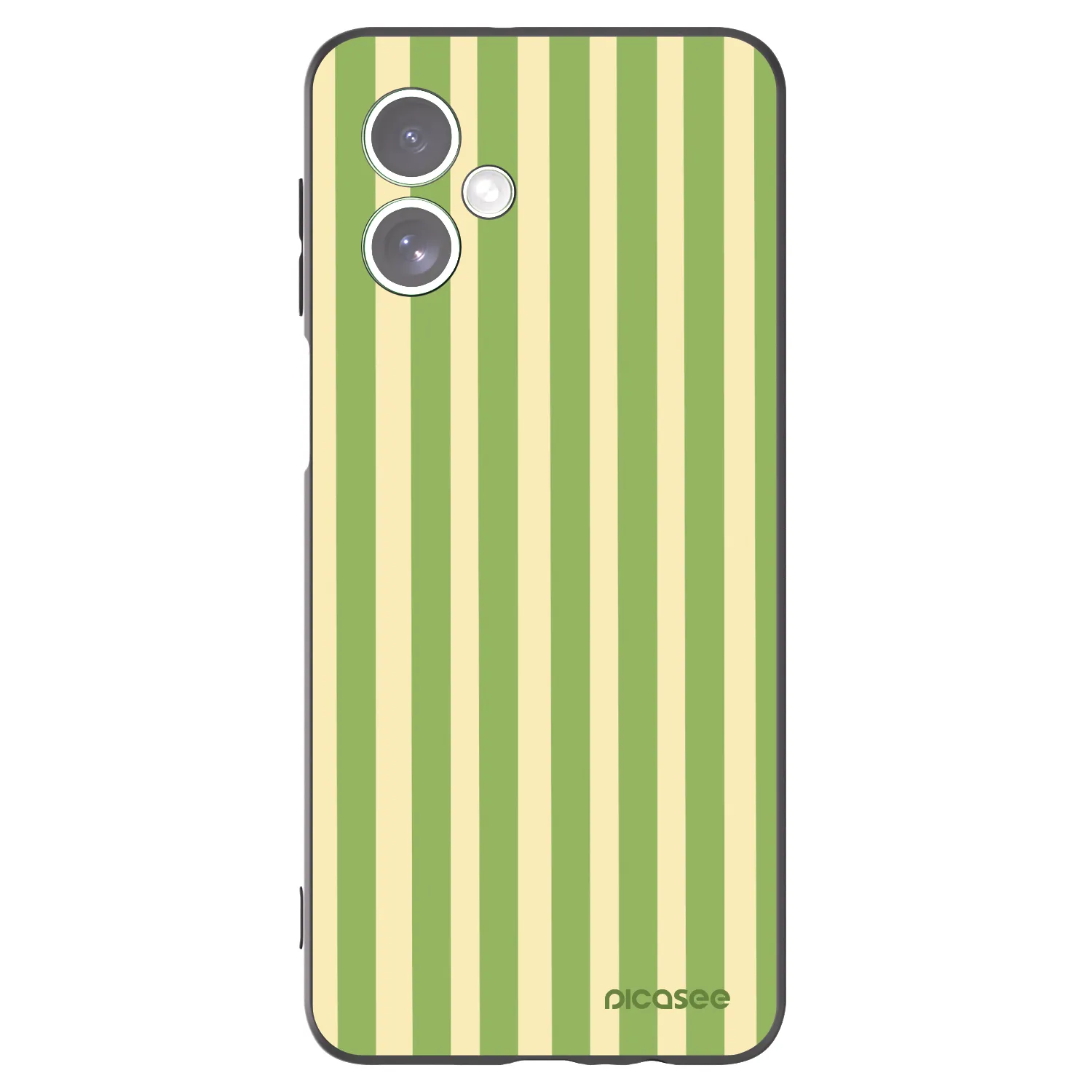 Picasee silikónový čierny obal pre Motorola Moto G54 5G - Lines Matcha
