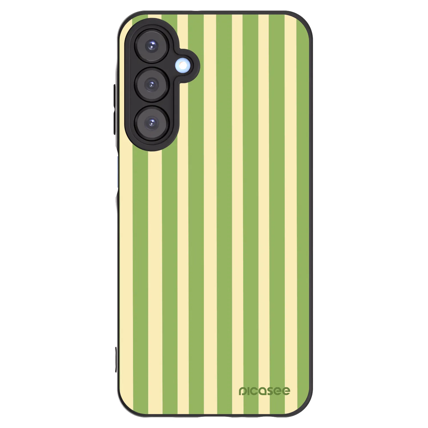 Picasee silikónový čierny obal pre Samsung Galaxy A25 A256B 5G - Lines Matcha