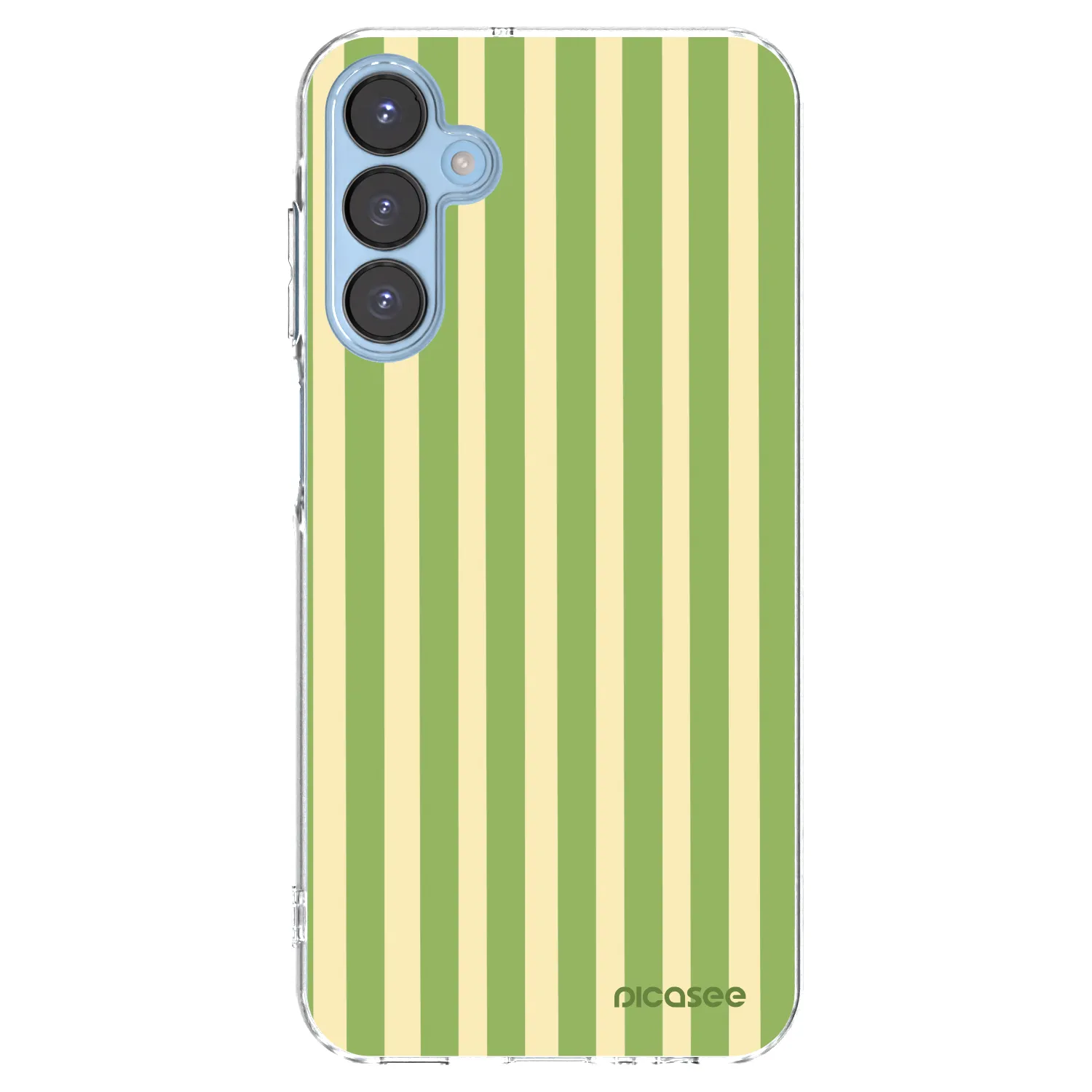 Picasee silikónový prehľadný obal pre Samsung Galaxy A15 A156B 5G - Lines Matcha