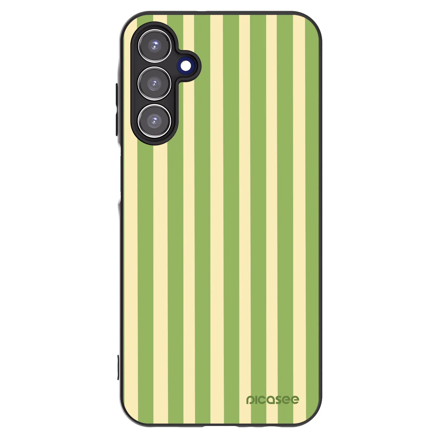 Picasee silikónový čierny obal pre Samsung Galaxy A15 A155F 4G - Lines Matcha