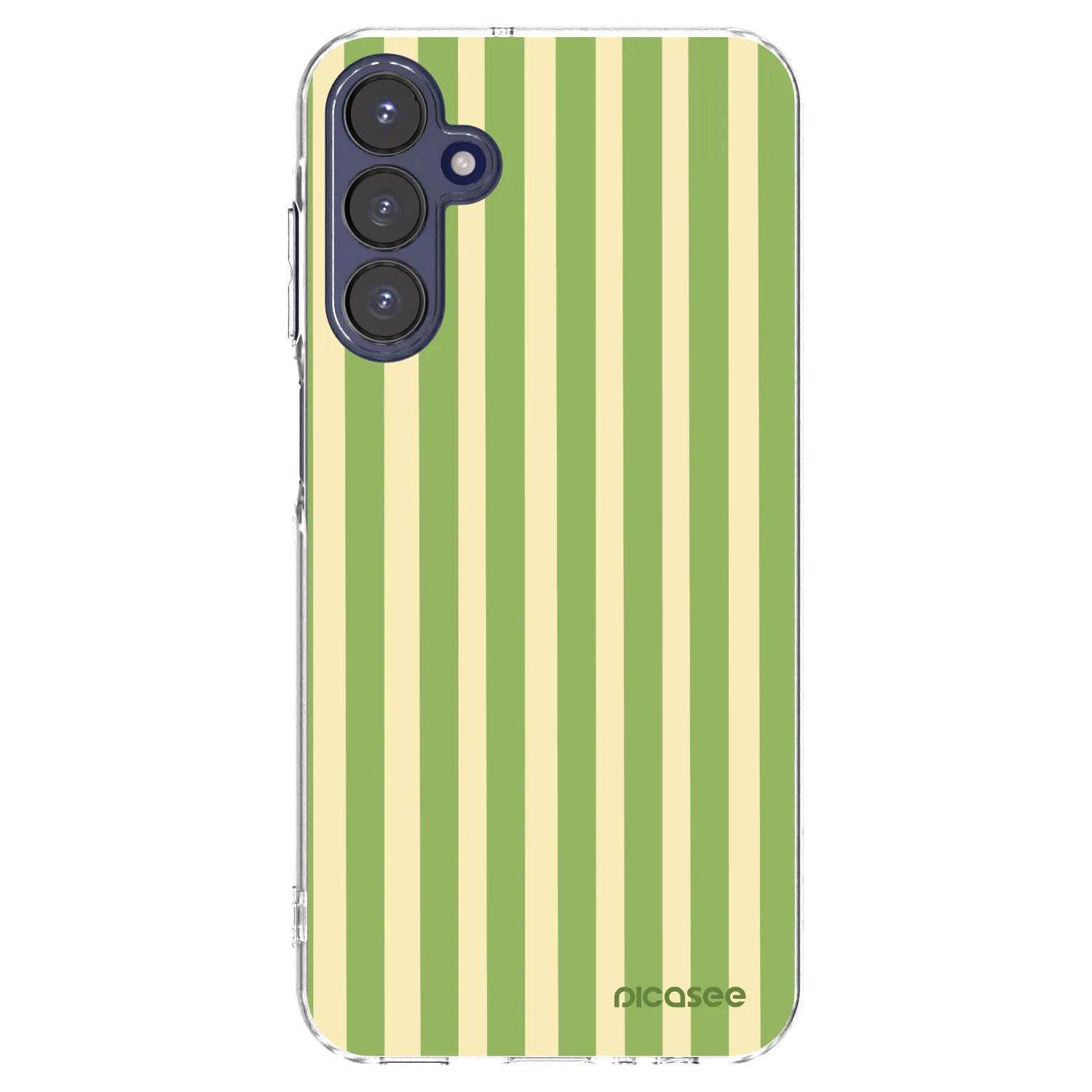 Picasee silikónový prehľadný obal pre Samsung Galaxy A15 A155F 4G - Lines Matcha