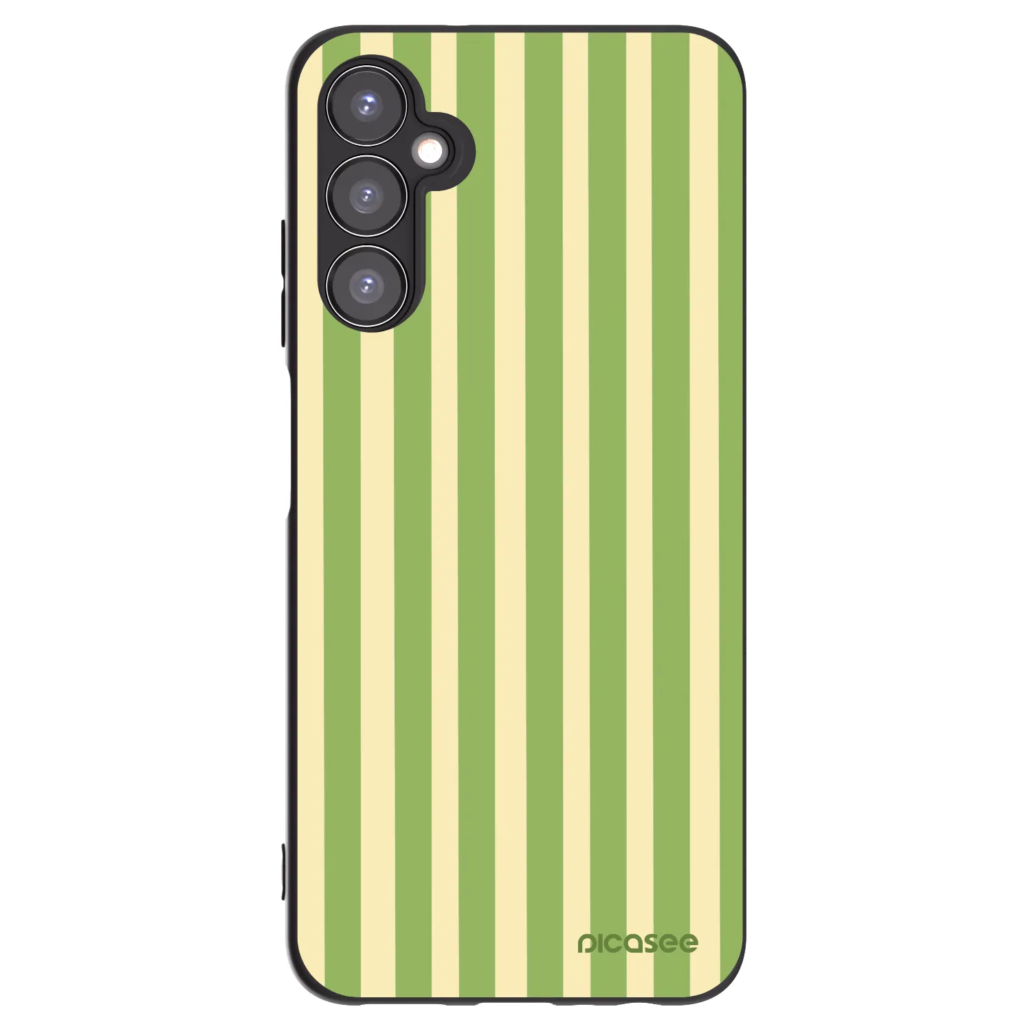 Picasee silikónový čierny obal pre Samsung Galaxy A05s A057G - Lines Matcha
