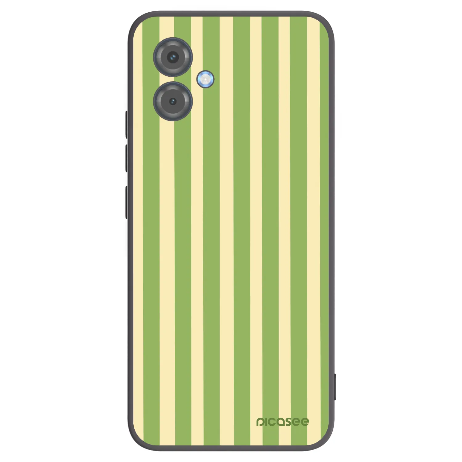 Picasee silikónový čierny obal pre Motorola Moto G14 - Lines Matcha