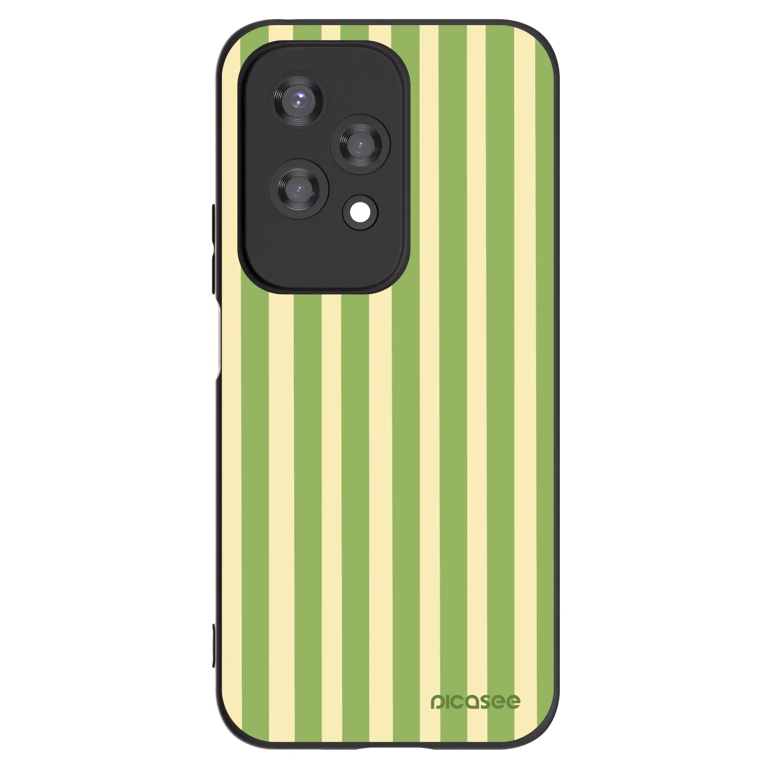 Picasee silikónový čierny obal pre Honor 200 Lite - Lines Matcha