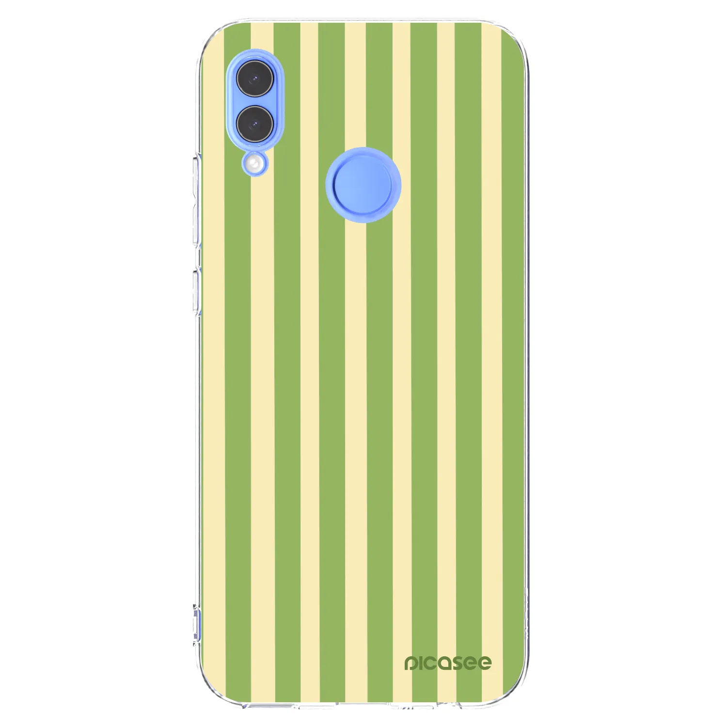 Picasee silikónový prehľadný obal pre Honor 10 Lite - Lines Matcha
