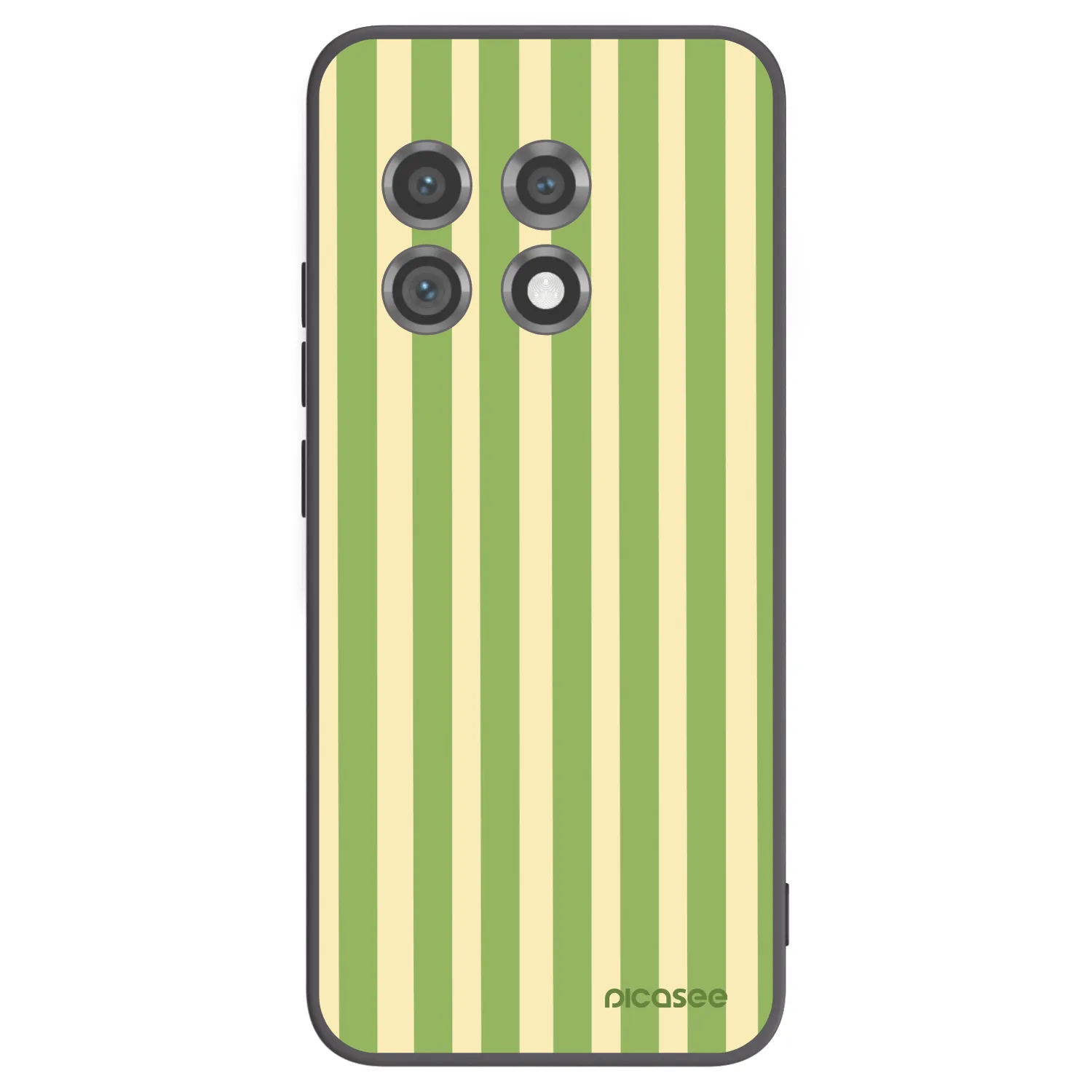 Picasee silikónový čierny obal pre OnePlus 11 5G - Lines Matcha