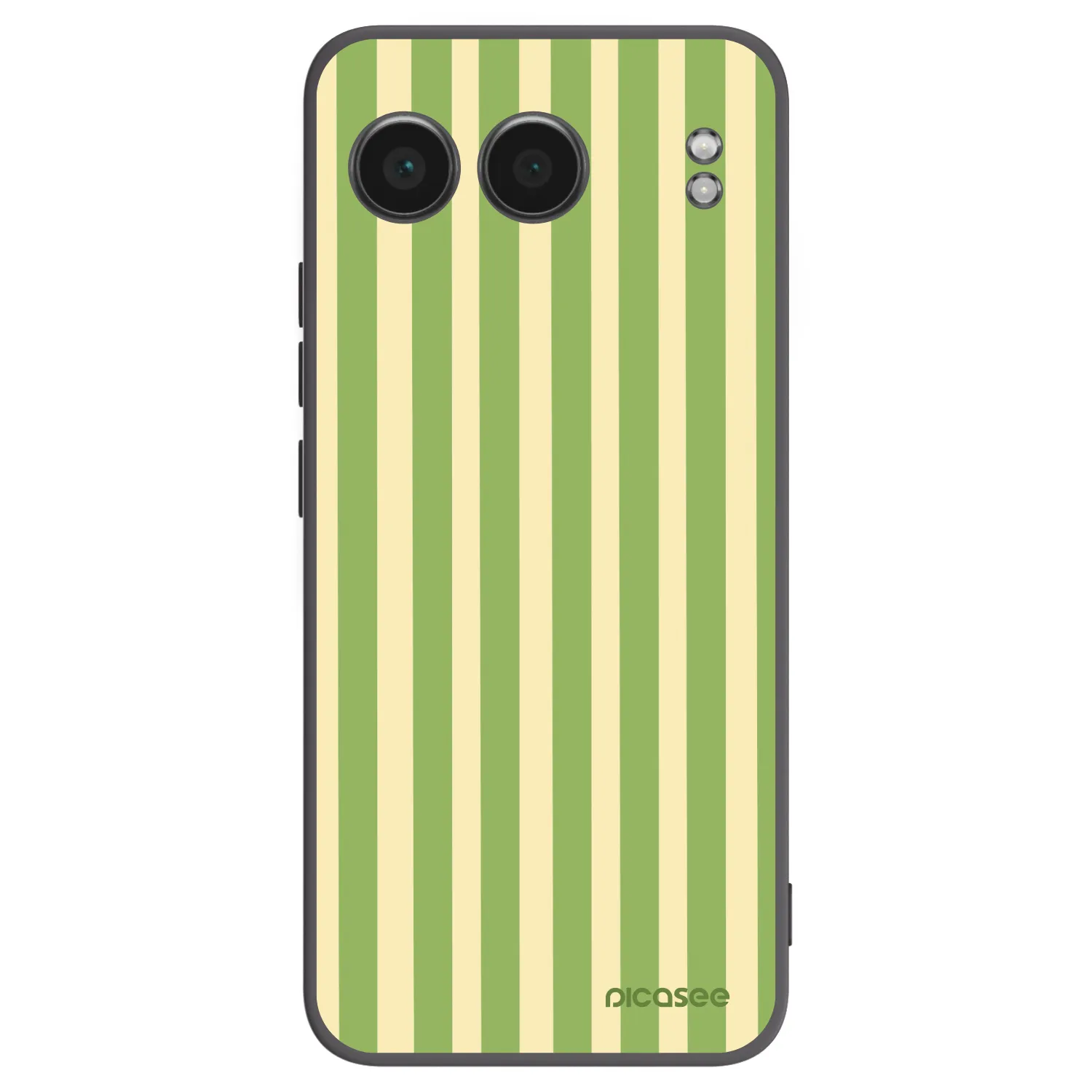 Picasee silikónový čierny obal pre OnePlus Nord 4 - Lines Matcha
