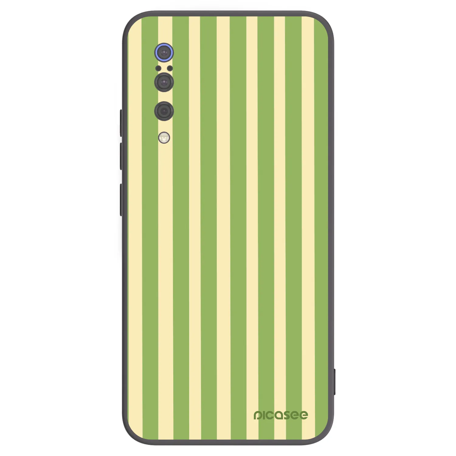 Picasee silikónový čierny obal pre Xiaomi Mi 9 - Lines Matcha