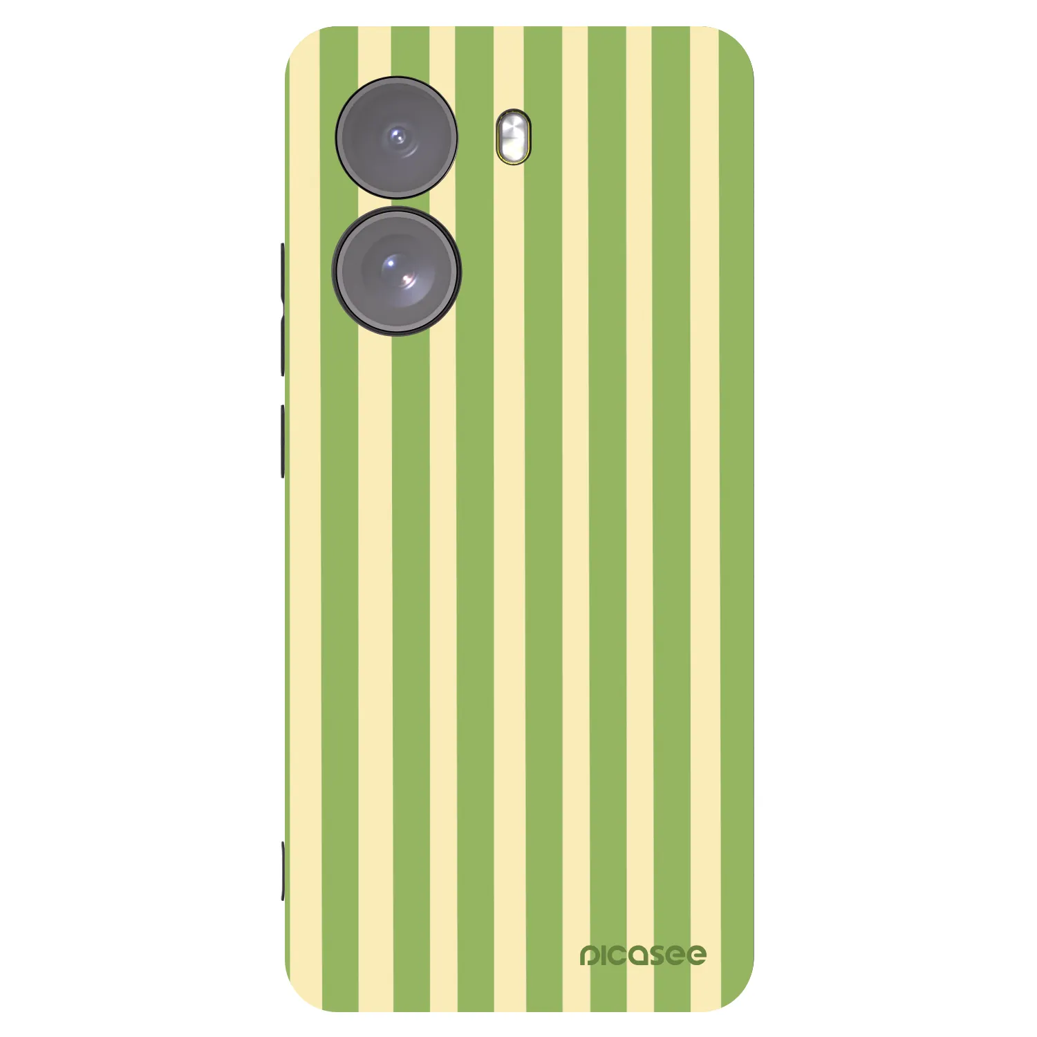 Picasee silikónový čierny obal pre Xiaomi Poco X7 - Lines Matcha