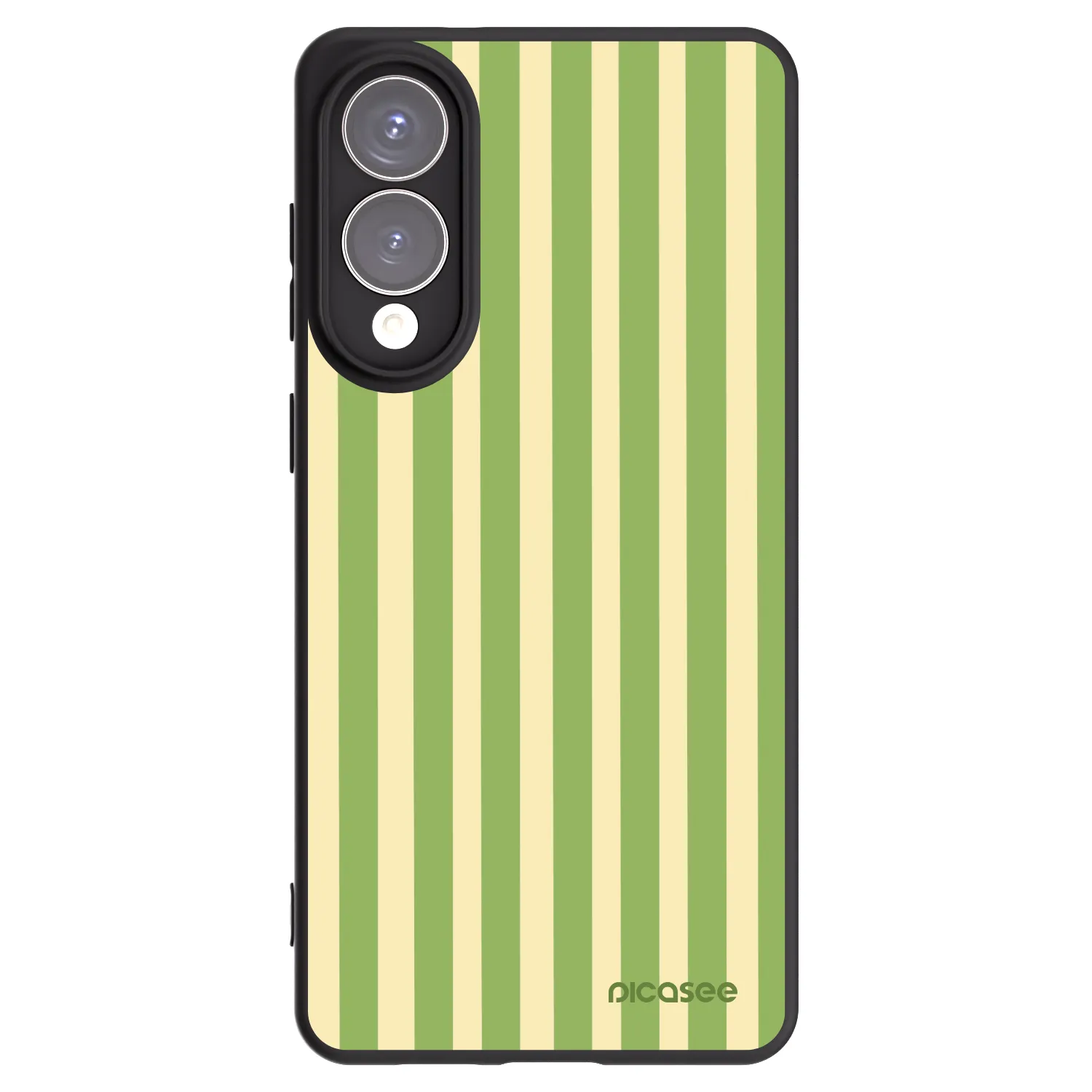 Picasee silikónový čierny obal pre Samsung Galaxy S25 Edge 5G - Lines Matcha