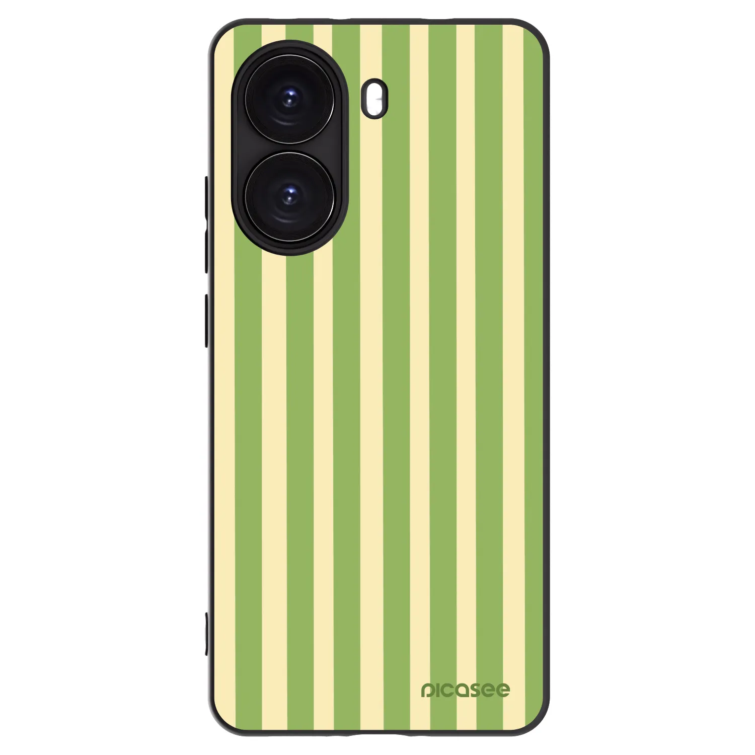 Picasee silikónový čierny obal pre Xiaomi Poco X7 Pro 5G - Lines Matcha